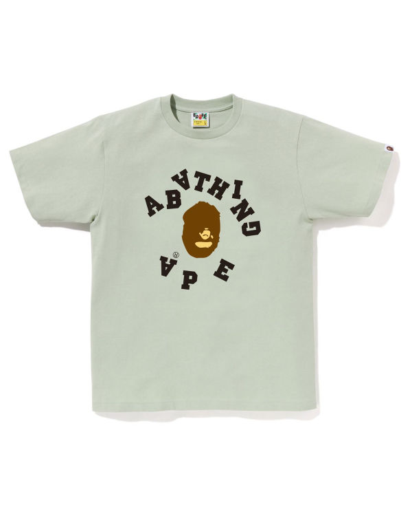 Bape Broken College Tricko Panske Svetlo Zelene | SK-0169