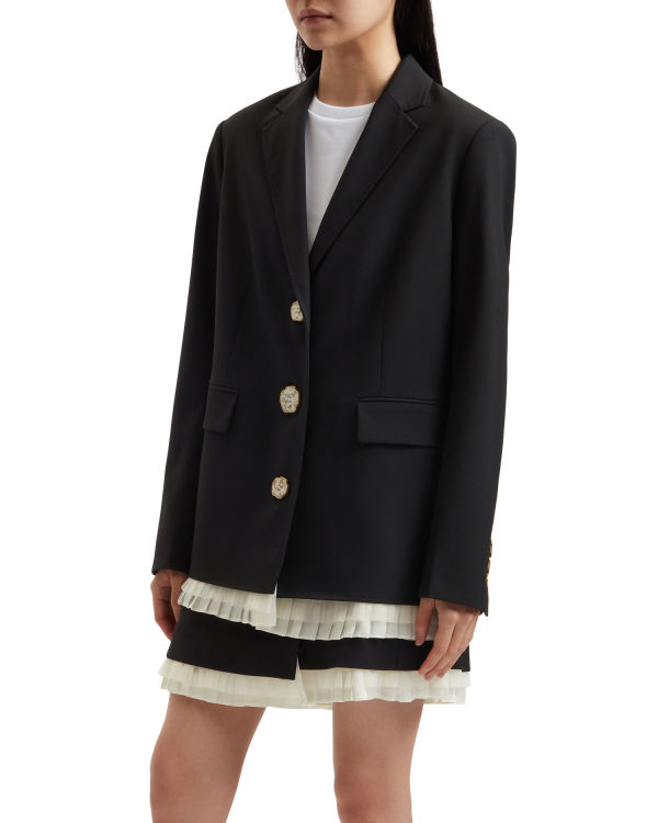Bape Buttoned blazer Bundy Damske Čierne | SK-3598