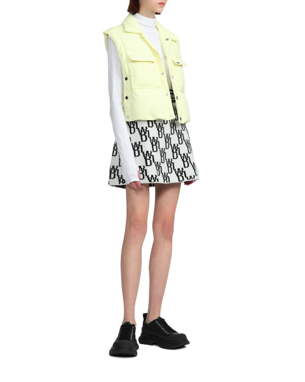Bape Buttoned cropped Vesty Damske Žlté | SK-8231
