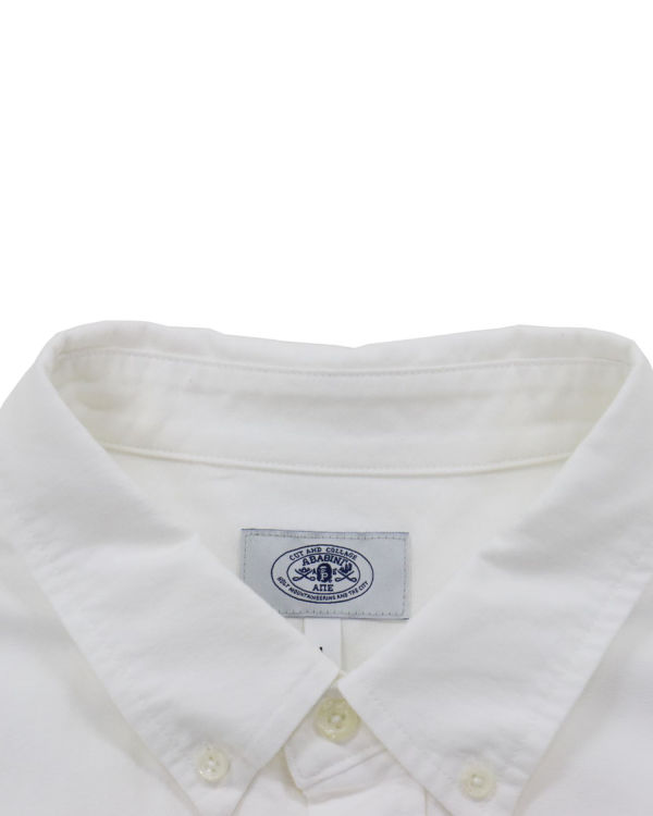 Bape Chambray Loose Fit Kosele Panske Biele | SK-1856