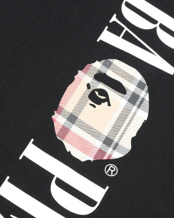 Bape Check Head long sleeve Tricko Panske Béžové | SK-6549