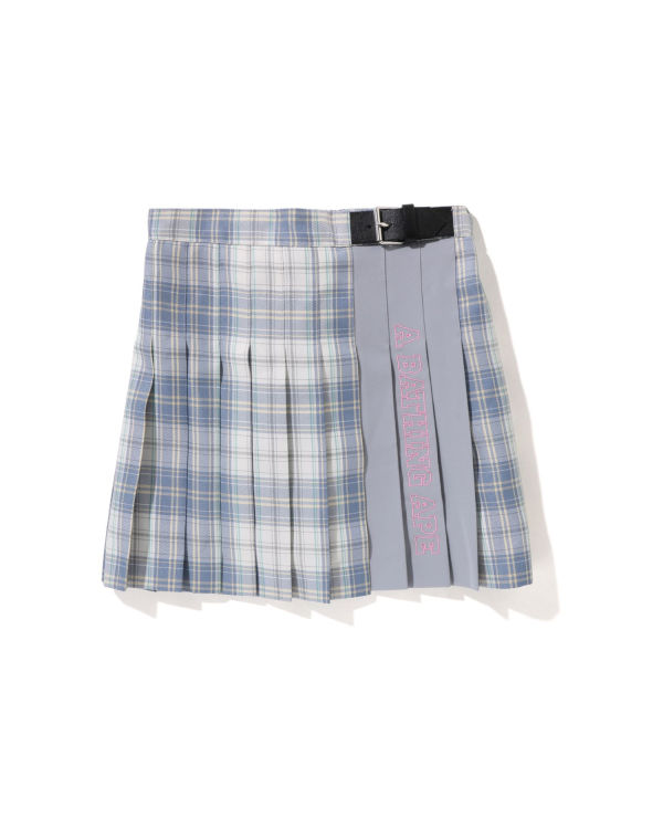Bape Check Plisované Jr Sukne Detske Modre | SK-9106