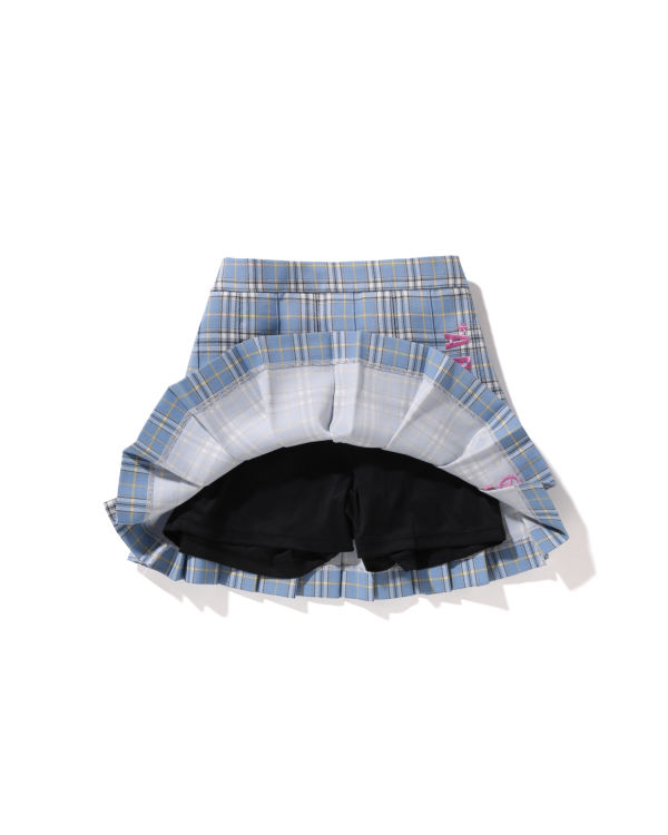 Bape Check Plisované Sukne Detske Modre | SK-8169