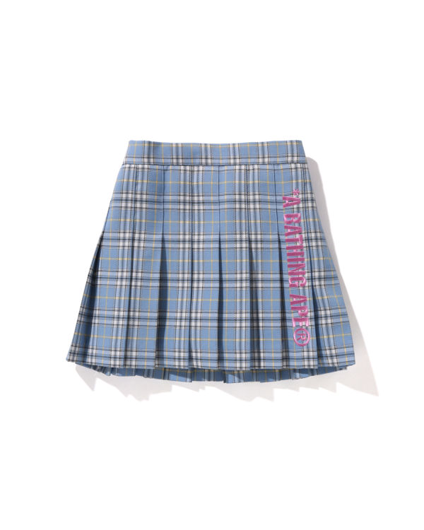 Bape Check Plisované Sukne Detske Modre | SK-8169