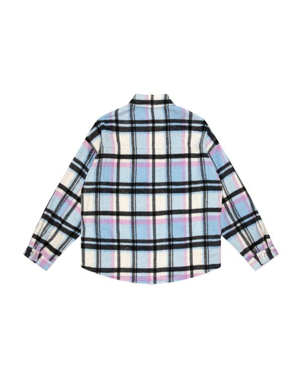 Bape Checked Kosele Damske Modre | SK-9734