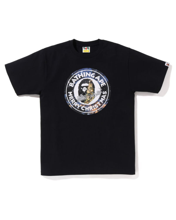 Bape Christmas Busy With Pracovná Tricko Panske Čierne | SK-5382