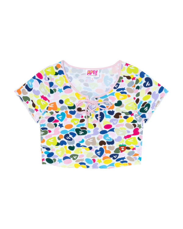 Bape Cipkovane-up cropped Blúzky Damske Viacfarebný | SK-3596