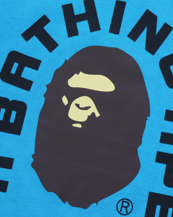 Bape College 2020 Tricko Detske Modre | SK-8943