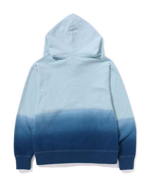 Bape College Gradation Relaxed Fit Full Zip Mikiny S Kapucňou Panske Modre | SK-8607