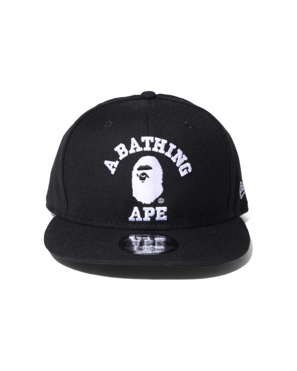 Bape College New Era Snap Back Caps Panske Čierne | SK-0953