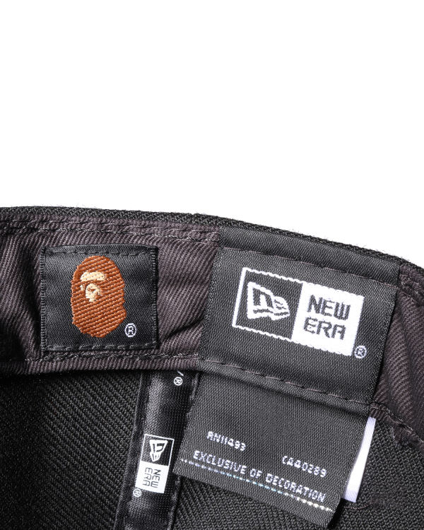 Bape College New Era Snap Back Caps Panske Čierne | SK-0953