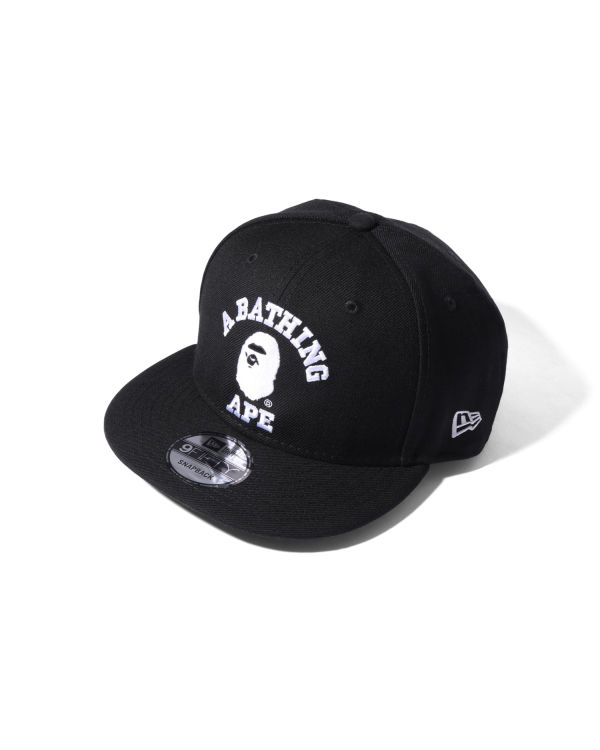 Bape College New Era Snap Back Caps Panske Čierne | SK-0953
