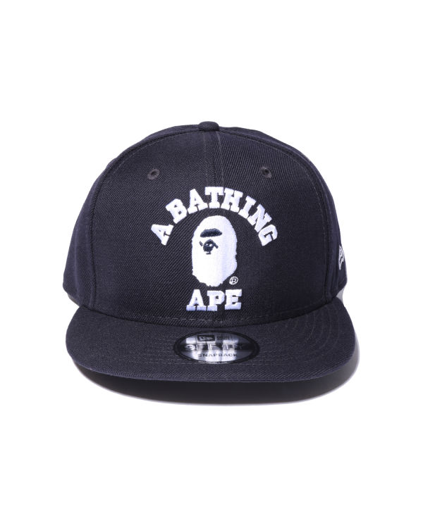 Bape College New Era Snap Back Caps Panske Námornícka Modrá Modre | SK-7526