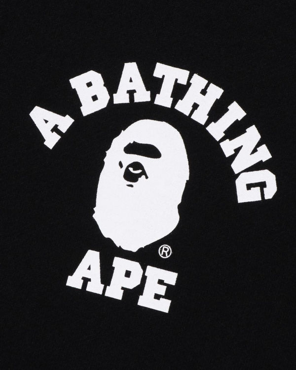 Bape College Relaxed Fit Full Zip Mikiny S Kapucňou Panske Čierne | SK-0265