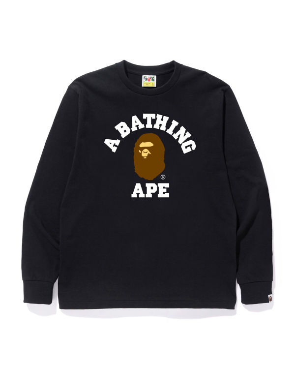 Bape College Tricko Panske Čierne | SK-0765