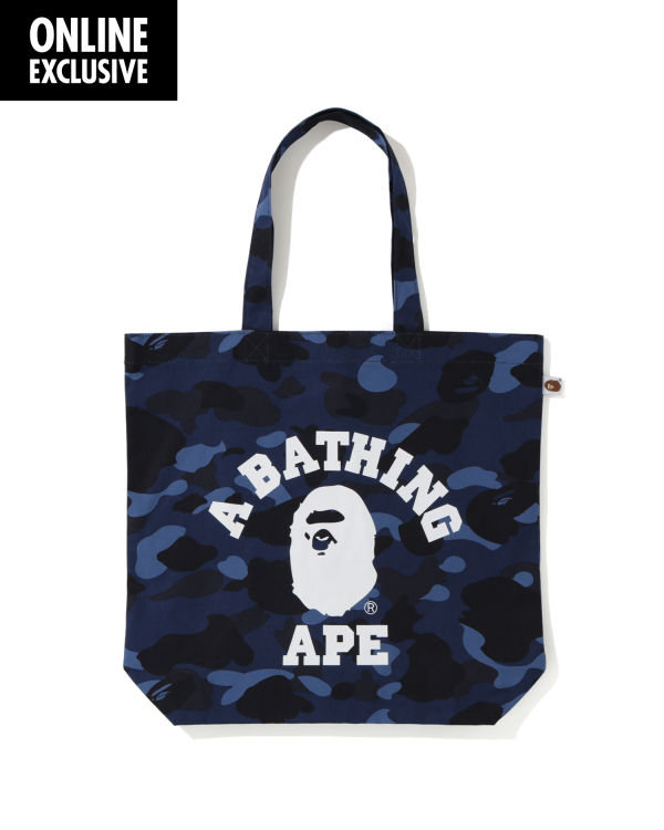 Bape Colour Camo College Prenosná Taška Panske Námornícka Modrá Modre | SK-1359
