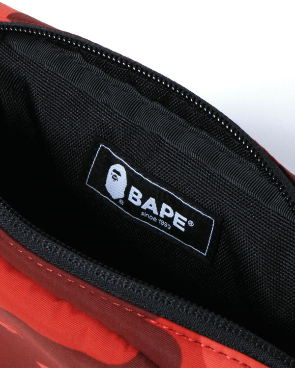 Bape Colour Camo Taška Do Pása Panske Svetlo Červené | SK-6459