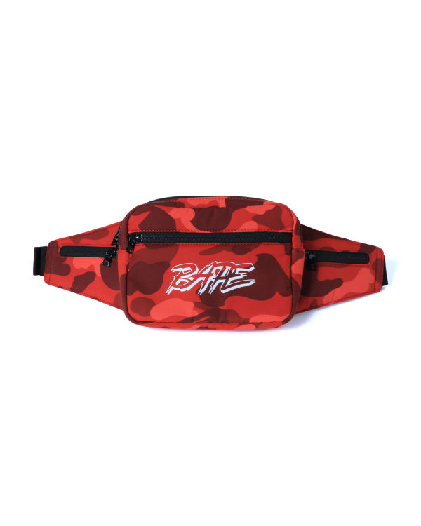 Bape Colour Camo Taška Do Pása Panske Svetlo Červené | SK-6459