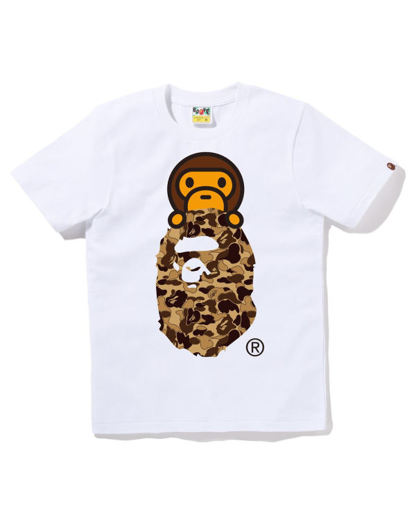 Bape Cookie Camo 2 Milo On Ape Head Tricko Damske Biele | SK-5987