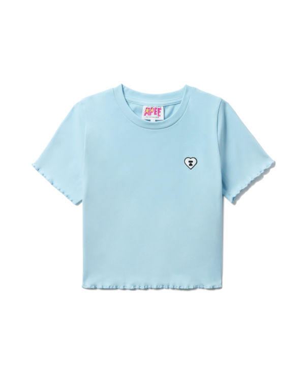 Bape Cropped logo Blúzky Damske Modre | SK-9457