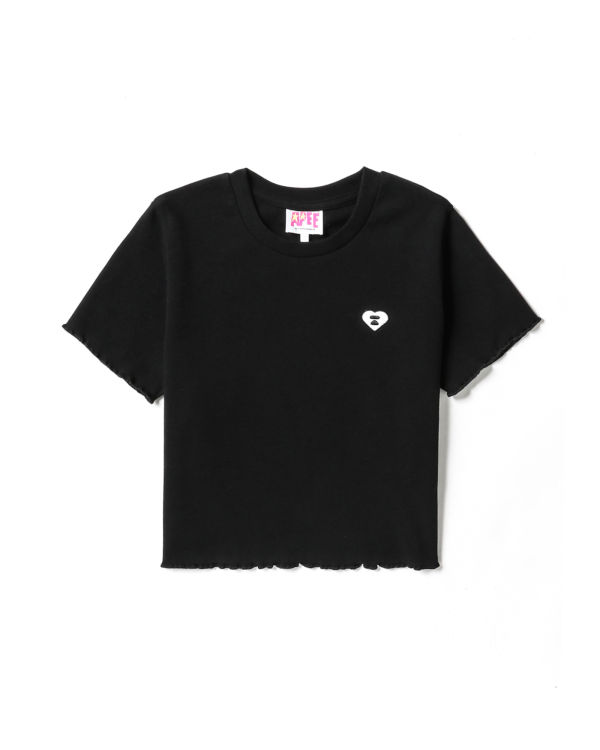 Bape Cropped logo Blúzky Damske Čierne | SK-3805