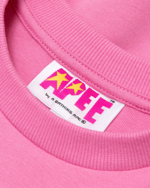 Bape Cropped logo Mikiny Damske Ruzove | SK-3627