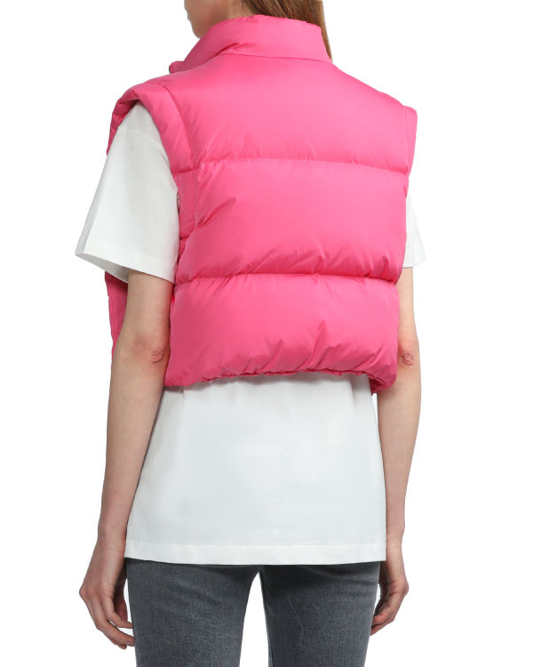Bape Cropped padded Vesty Damske Ruzove | SK-0814