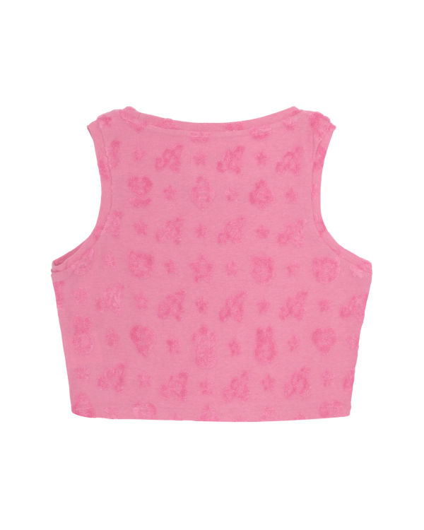 Bape Cropped pattern Vesty Damske Ruzove | SK-9756