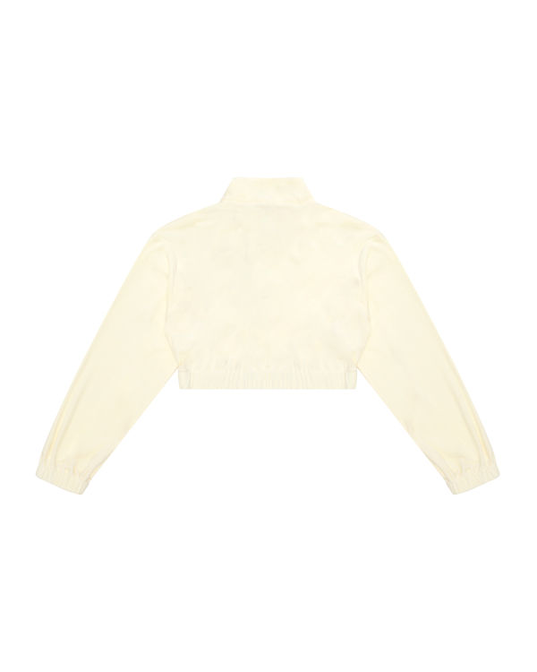 Bape Cropped zip-up Mikiny Damske Biele | SK-7235