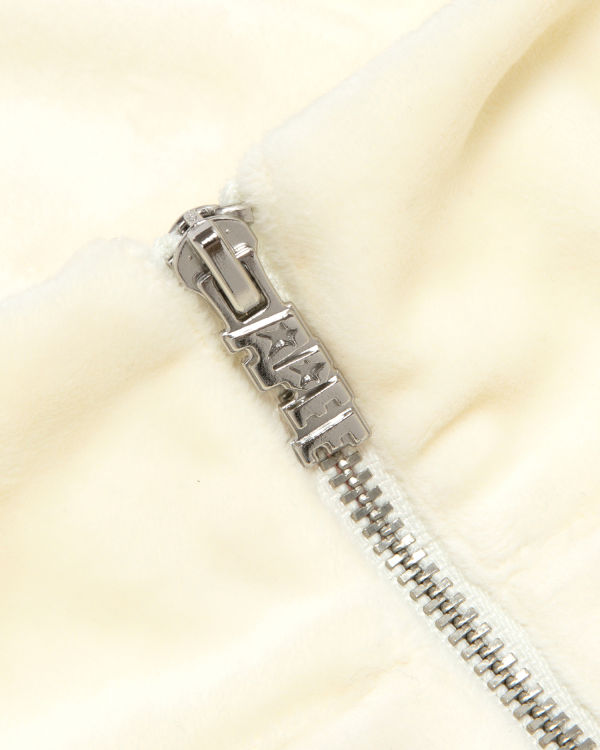 Bape Cropped zip-up Mikiny Damske Biele | SK-7235