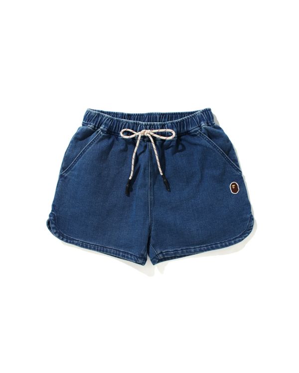 Bape Denim Easy Sortky Damske Modre | SK-6240