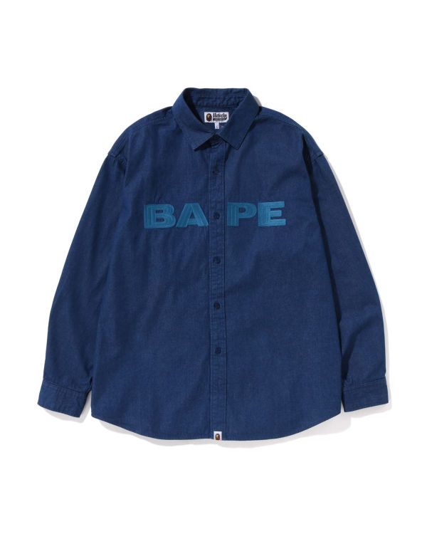 Bape Denim Loose Fit Kosele Panske Námornícka Modrá Modre | SK-5714