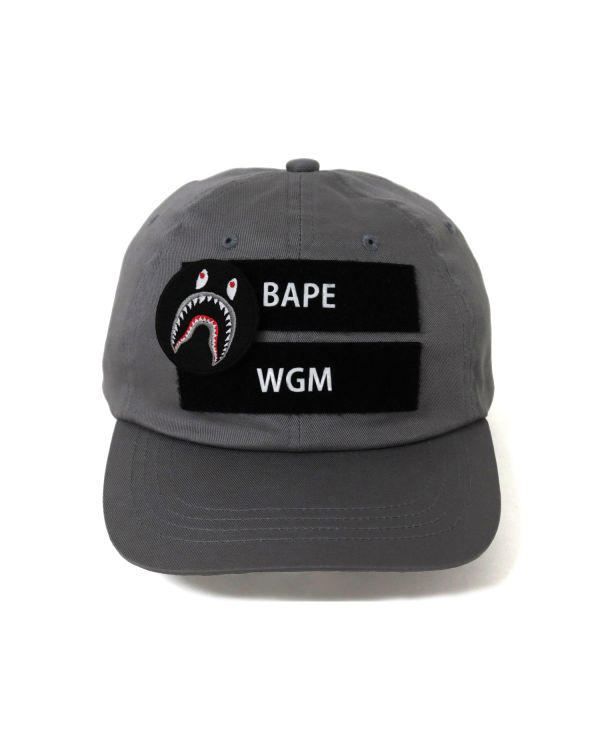 Bape Detachable Shark Patch Caps Panske Siva | SK-4812