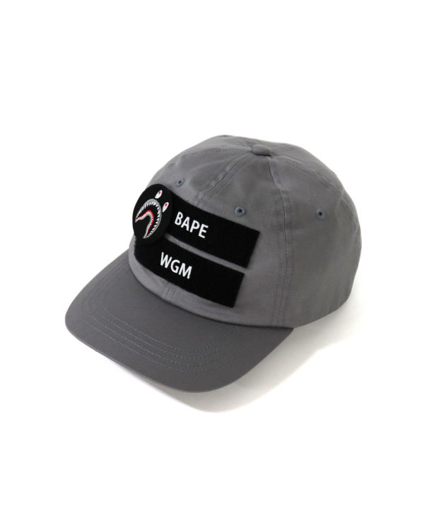 Bape Detachable Shark Patch Caps Panske Siva | SK-4812