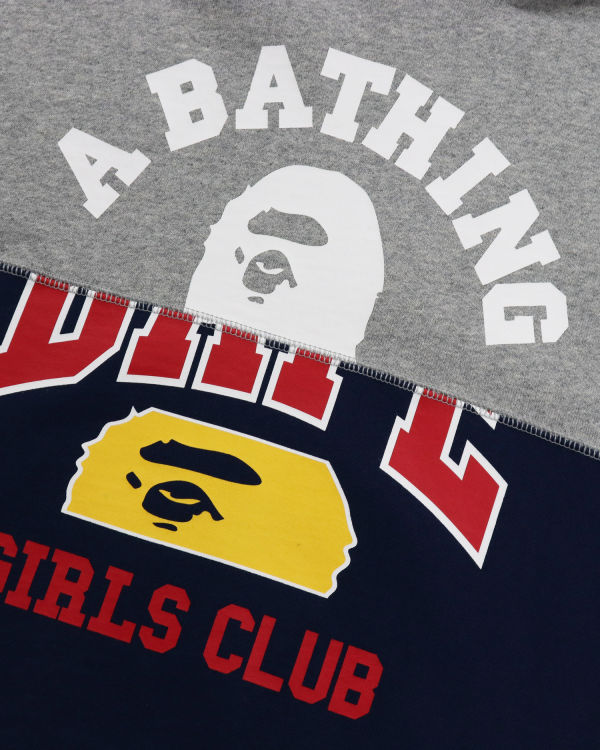 Bape Docking Cable Sleeve Oversized Pullover Mikiny S Kapucňou Damske Siva | SK-4827