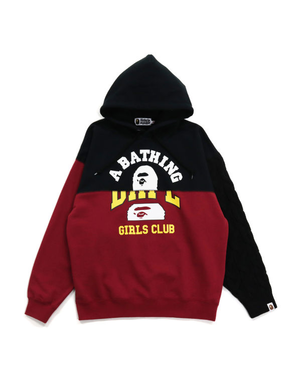 Bape Docking Cable Sleeve Oversized Pullover Mikiny S Kapucňou Damske Čierne | SK-6427