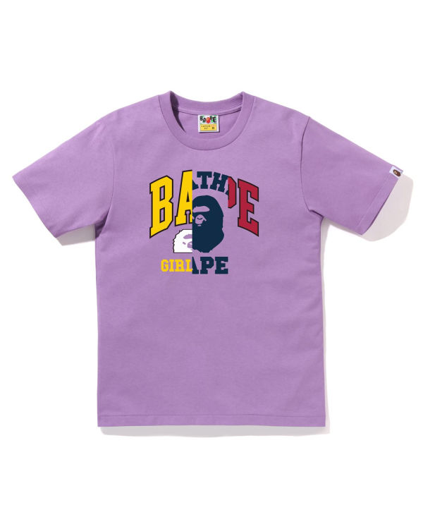 Bape Docking Grafika Tricko Damske Nachový | SK-4268