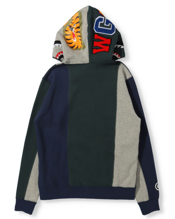 Bape Docking Shark Full Zip Mikiny S Kapucňou Damske Siva | SK-0148