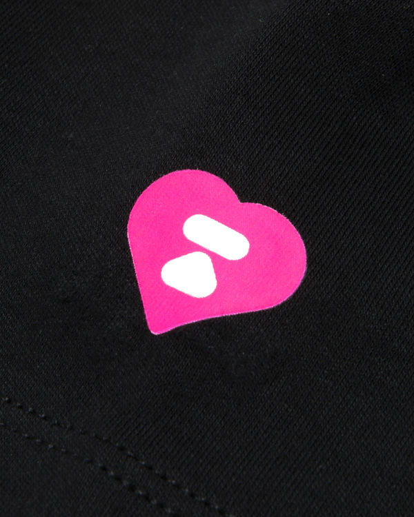 Bape Double logo cropped Tricko Damske Čierne | SK-9748