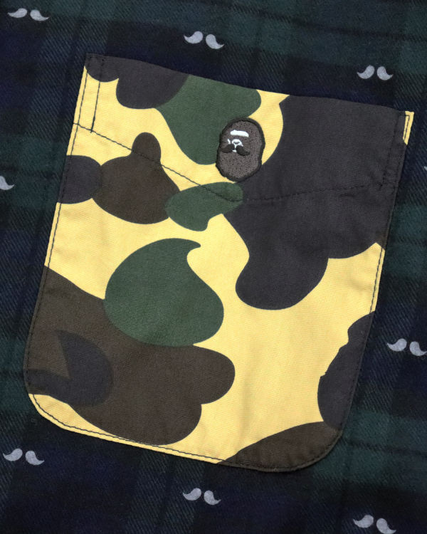 Bape Flannel Check Multi Patter Kosele Panske Viacfarebný | SK-2638