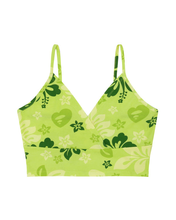 Bape Floral print Vesty Damske Svetlo Zelene | SK-7308