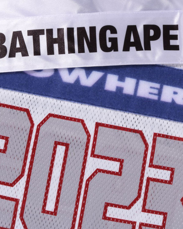 Bape Football Jersey Tricko Panske Biele | SK-8217