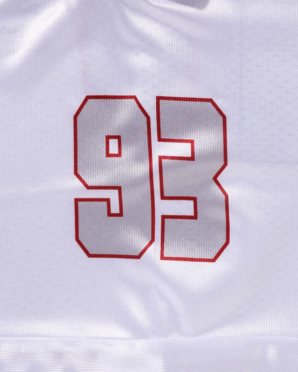 Bape Football Jersey Tricko Panske Biele | SK-8217