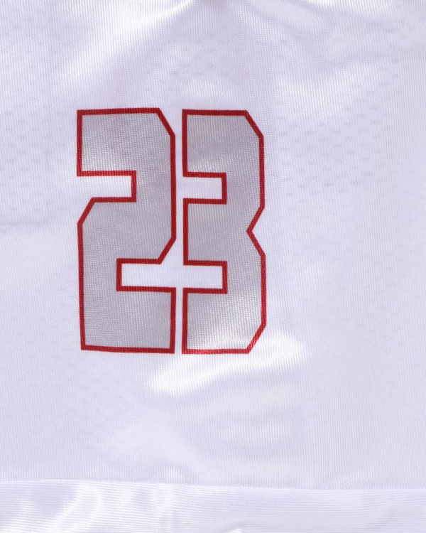 Bape Football Jersey Tricko Panske Biele | SK-8217