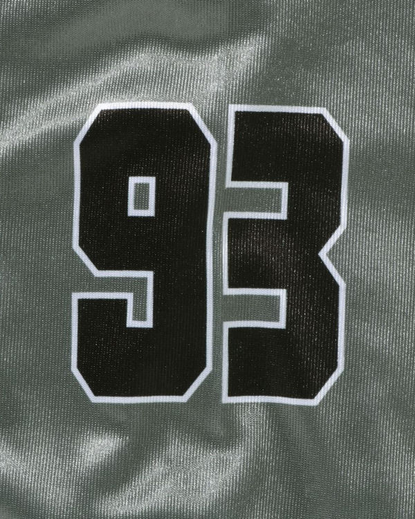 Bape Football Jersey Tricko Panske Siva | SK-5736