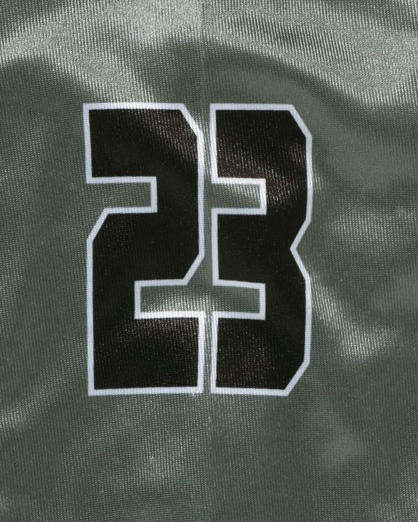 Bape Football Jersey Tricko Panske Siva | SK-5736