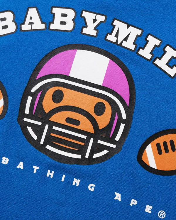 Bape Football Milo Tricko Detske Modre | SK-7421