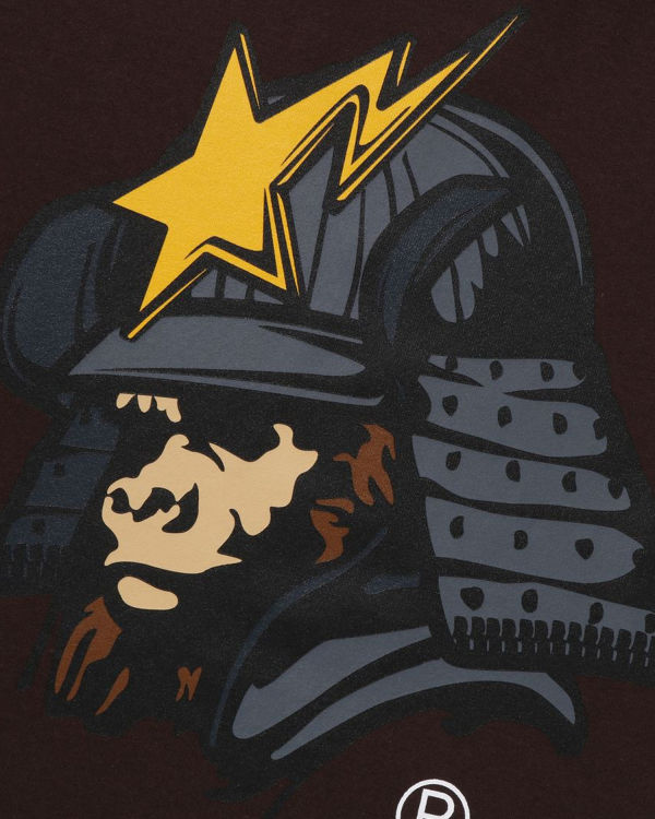 Bape General Kabuto Tricko Panske Hnede | SK-5028