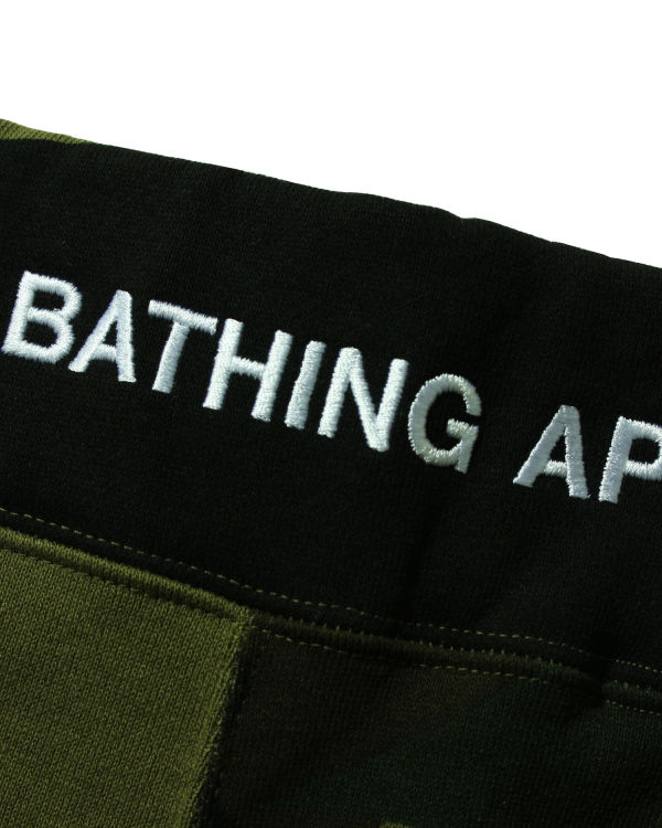 Bape Giant 1st Camo Siroke Topanky Fit Sortky Panske Zelene | SK-9051