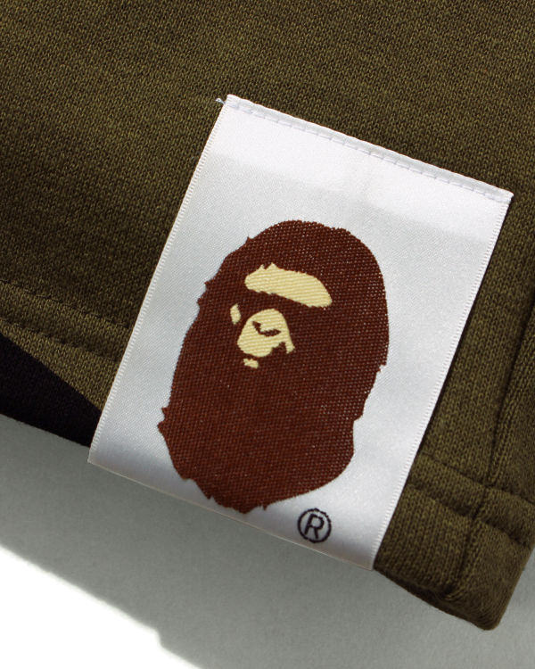 Bape Giant 1st Camo Siroke Topanky Fit Sortky Panske Zelene | SK-9051